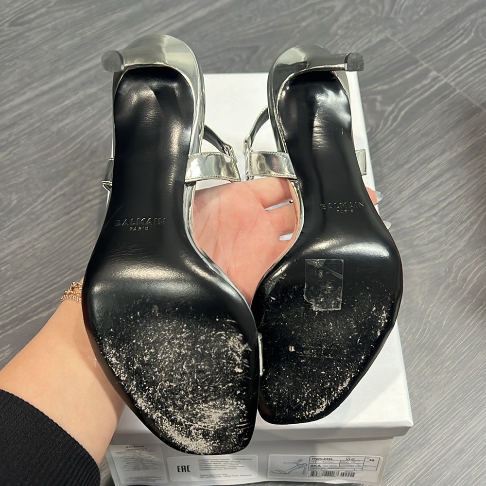Balmain Silver Women's Heels - Picture 4 of 6